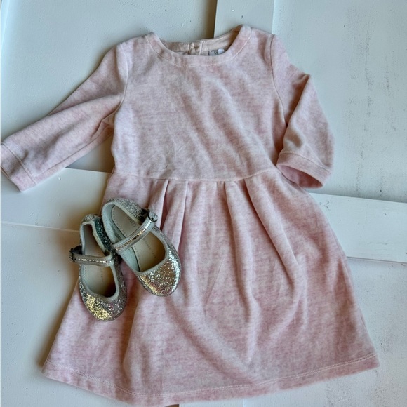 GAP Other - Baby/Light Pink Velvet Girls Dress